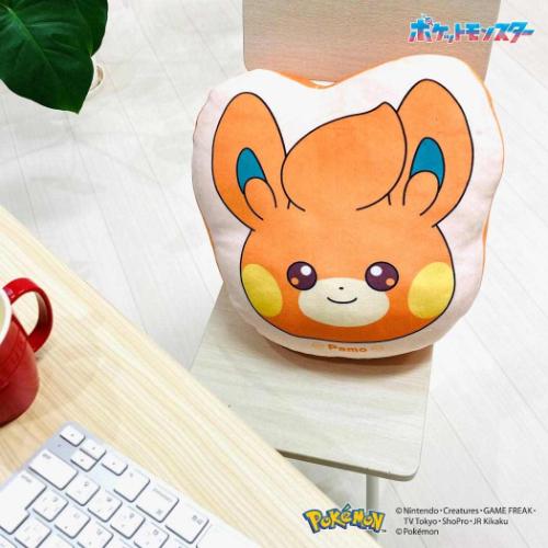 ポケットモンスター クッション もちもちフェイスクッション パモ ポケモン キャラクター グッズ
