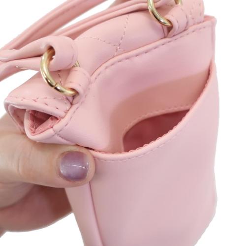 ハローキティ スマホポーチ ミニミニバッグ ピンクキルト サンリオ キャラクター グッズ