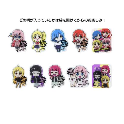 ぼっち ざ ろっく！ クリップ アクリルクリップバッジコレクション 全10種 アニメキャラクター グッズ メール便可