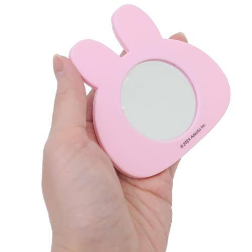 あさみみちゃん 手鏡 シリコンミラー PK キャラクター グッズ メール便可