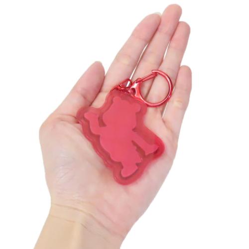 ケアベア キーリング ぷっくりったいキーホルダー オールマイハートベア CareBears キャラクター グッズ メール便可