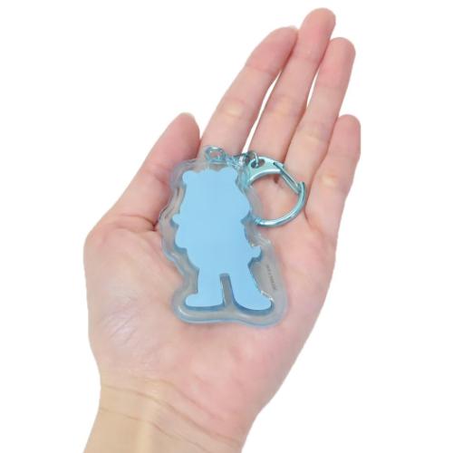 ケアベア キーリング ぷっくりったいキーホルダー ベッドタイムベア CareBears キャラクター グッズ メール便可