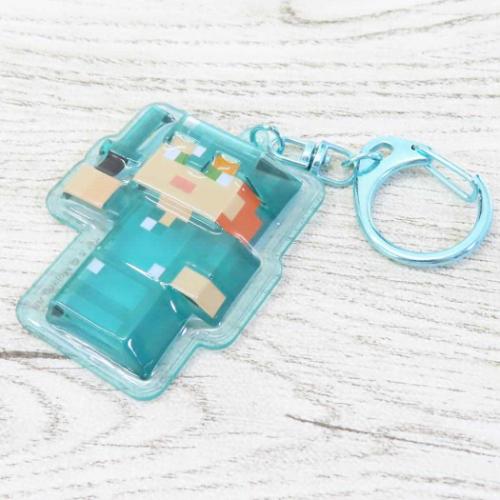 マインクラフト キーリング ぷっくりったいキーホルダー アレックス Minecraft キャラクター グッズ メール便可