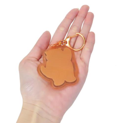 MUZIK TIGER キーリング ぷっくりったいキーホルダー Toffee 立ち キャラクター グッズ メール便可