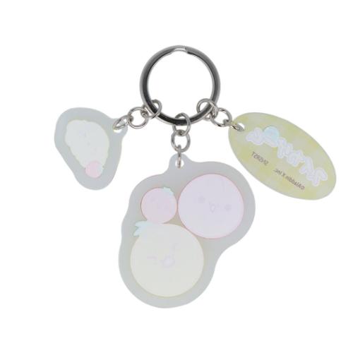 スイカゲーム キーリング 3連アクリルキーホルダー B キャラクター グッズ