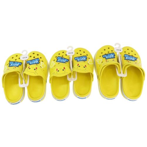 ポケットモンスター 女性用サンダル レディースEVAサンダル ピカチュウ YE ポケモン キャラクター グッズ