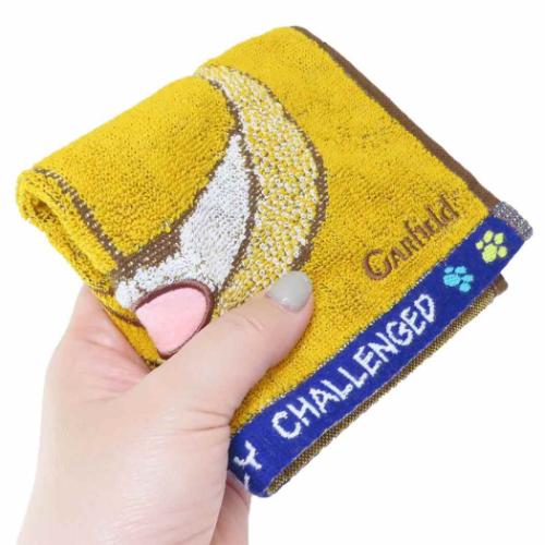 ガーフィールド ミニタオル ジャガードハンカチタオル ヘイトマンデー キャラクター グッズ メール便可