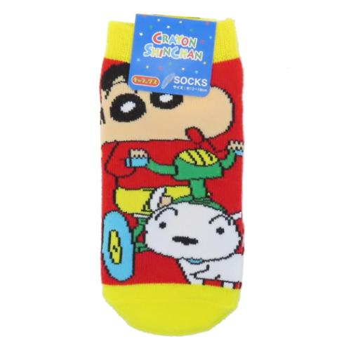 クレヨンしんちゃん 子供用靴下 キッズソックス おさんぽ アニメキャラクター グッズ メール便可