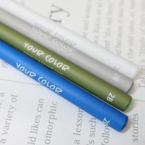 えんぴつ YOUR COLOR 鉛筆 2B 丸軸 筆記具 グッズ メール便可