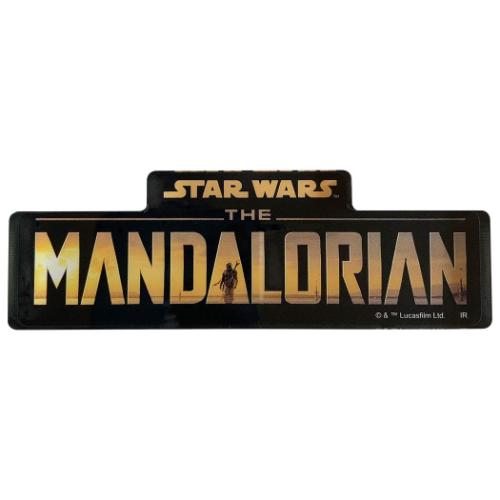 スターウォーズ マンダロリアン インテリア雑貨 ロゴアクリルブロック シーズン1 STAR WARS 映画キャラクター グッズ メール便可