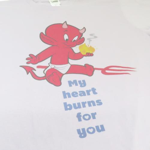 ホットスタッフ Tシャツ T-SHIRTS ハート Lサイズ XLサイズ キャラクター グッズ メール便可