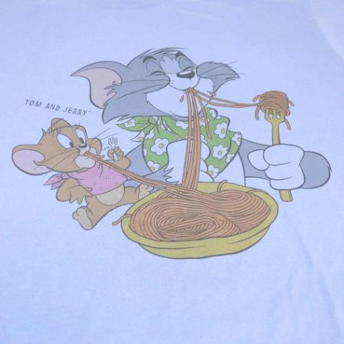 トムとジェリー Tシャツ T-SHIRTS スパゲティ Lサイズ XLサイズ ワーナーブラザース キャラクター グッズ メール便可
