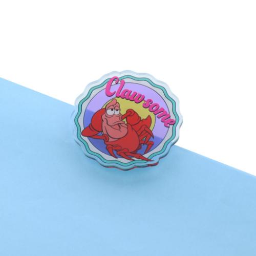 リトルマーメイド クリップ アクリルクリップ TP セバスチャン ディズニー キャラクター グッズ メール便可