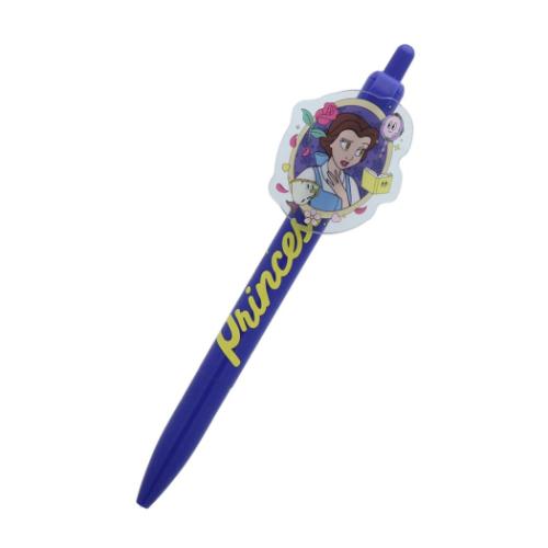美女と野獣 ボールペン プレート付ボールペン TP ベル ディズニープリンセス キャラクター グッズ メール便可
