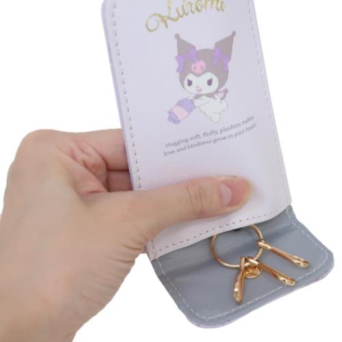 クロミ キーカバー リール付きキーケース サンリオ キャラクター グッズ メール便可