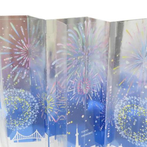 グリーティングカード ジャバラカード 花火2 立体的 グッズ メール便可