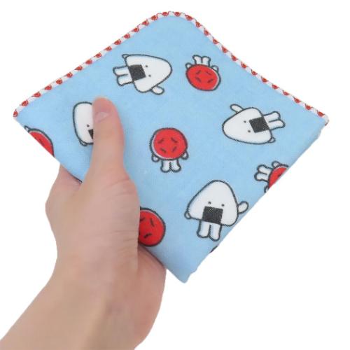 おにうめ ミニタオル ガーゼハンカチ キャラクター グッズ メール便可