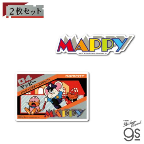 マッピー ダイカットステッカー ナムコレジェンダリーシリーズ ステッカー Aセット ゲームキャラクター グッズ メール便可