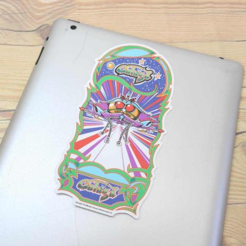 ギャラガ ダイカットステッカー ナムコレジェンダリーシリーズ ステッカー ビッグサイズ ゲームキャラクター グッズ メール便可