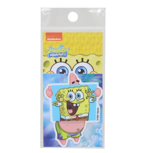 スポンジボブ ビニールシール ダイカットミニステッカー ボブになりたい キャラクター グッズ メール便可