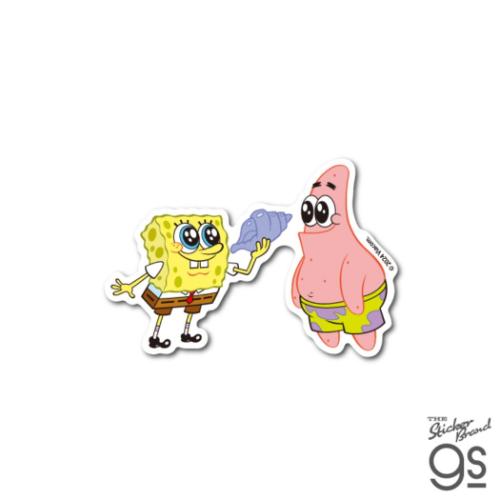 スポンジボブ ビニールシール ダイカットミニステッカー なかよし キャラクター グッズ メール便可