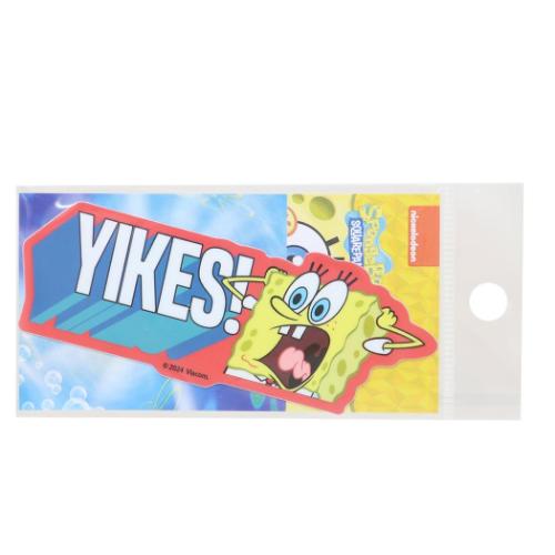 スポンジボブ ビニールシール ダイカットミニステッカー YIKES! キャラクター グッズ メール便可