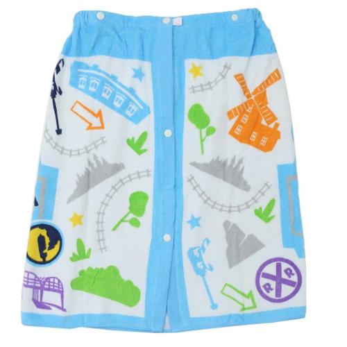 きかんしゃトーマス ラップタオル マキM 60cm丈巻き巻きタオル ブルーレールズ キャラクター グッズ