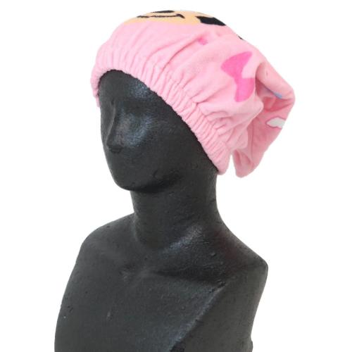 ミニーマウス キャップタオル タオルキャップ ポッピング ディズニー キャラクター グッズ メール便可