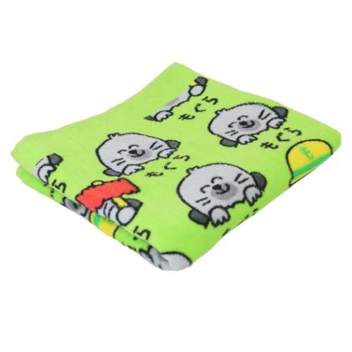 おえかきさん フェイスタオル プリントロングタオル もぐらさん 面白雑貨 グッズ メール便可