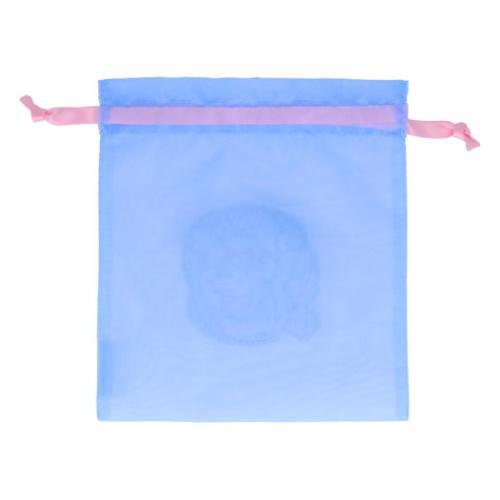 mofusandxサンリオキャラクターズ 巾着袋 刺繍シアー巾着 リボン サンリオ キャラクター グッズ メール便可