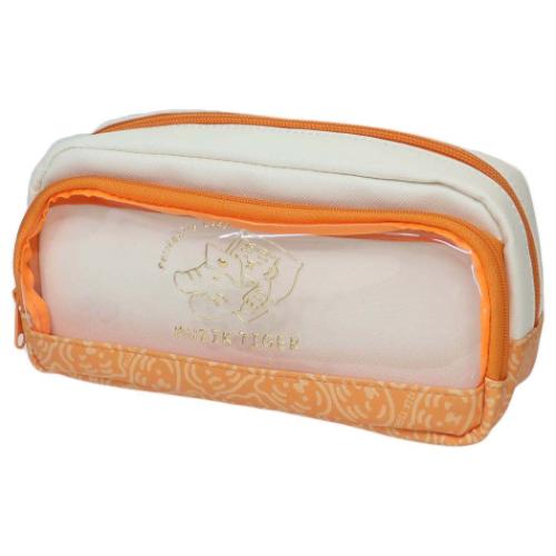 MUZIK TIGER ムジークタイガー ペンポーチ クリアポケット付きポーチ かわいい グッズ