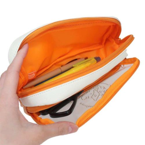 MUZIK TIGER ムジークタイガー ペンポーチ クリアポケット付きポーチ かわいい グッズ