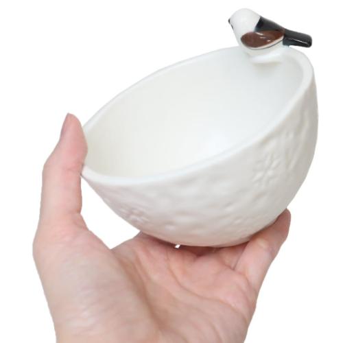 お茶碗 フィギュア付き茶碗 シマエナガ おもしろ雑貨 食器 グッズ