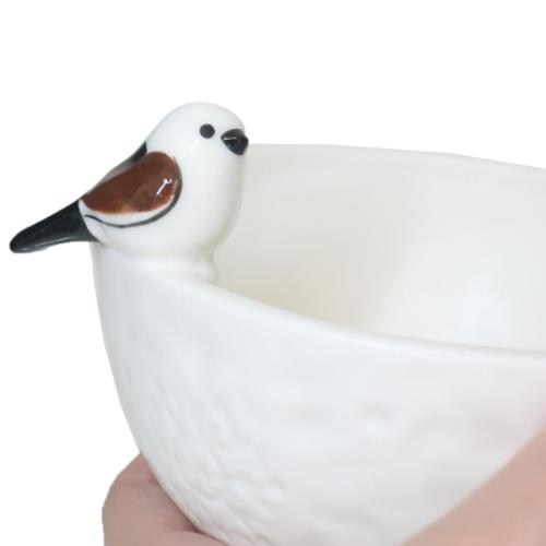 お茶碗 フィギュア付き茶碗 シマエナガ おもしろ雑貨 食器 グッズ