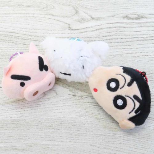 クレヨンしんちゃん マスコット くっつくマスコット シロ アニメキャラクター グッズ メール便可