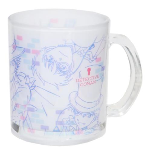 名探偵コナン マグカップ ガラスマグカップ ラインアート キッド 少年サンデー アニメキャラクター グッズ
