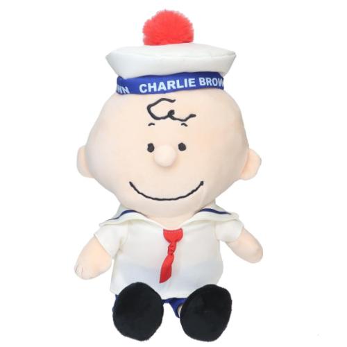 スヌーピー ぬいぐるみ プラッシュドールS マリンセーラー チャーリーブラウン ピーナッツ キャラクター グッズ