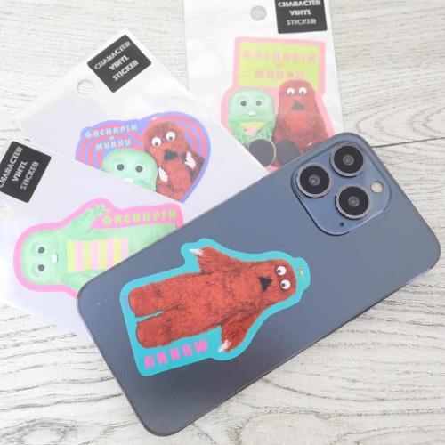 ガチャピン ムック ダイカットシール キャラクターステッカー ムック キャラクター グッズ メール便可