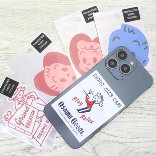 オサムグッズ ダイカットシール キャラクターステッカー ジル ハート Osamu Goods キャラクター グッズ メール便可