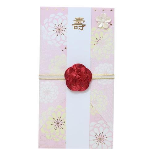 祝儀袋 水引き祝儀袋 トレペ ピンク SF-303 グッズ メール便可