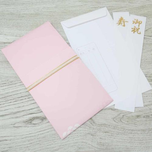 祝儀袋 水引き祝儀袋 トレペ ピンク SF-303 グッズ メール便可