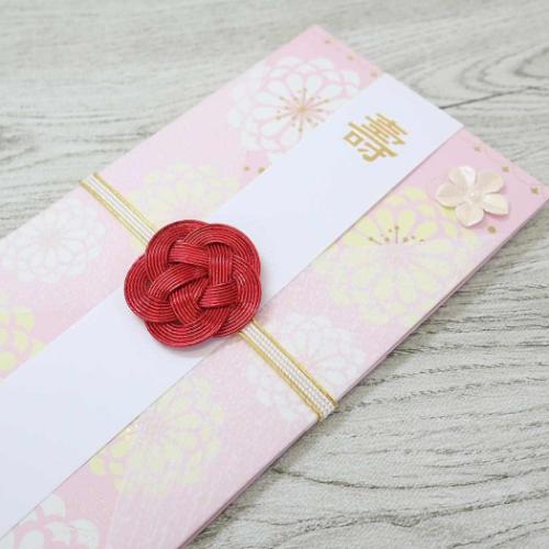 祝儀袋 水引き祝儀袋 トレペ ピンク SF-303 グッズ メール便可