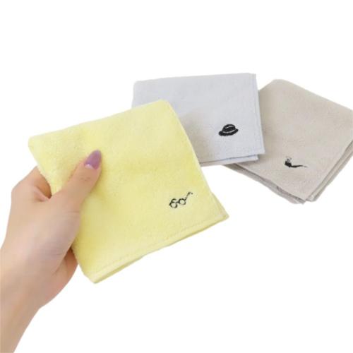 レトロシリーズ ミニタオル ジャガードハンカチタオル メガネ プレゼント グッズ メール便可