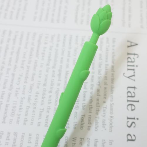 シャープペン ダイカットラバーシャープ アスパラガス かわいい グッズ メール便可