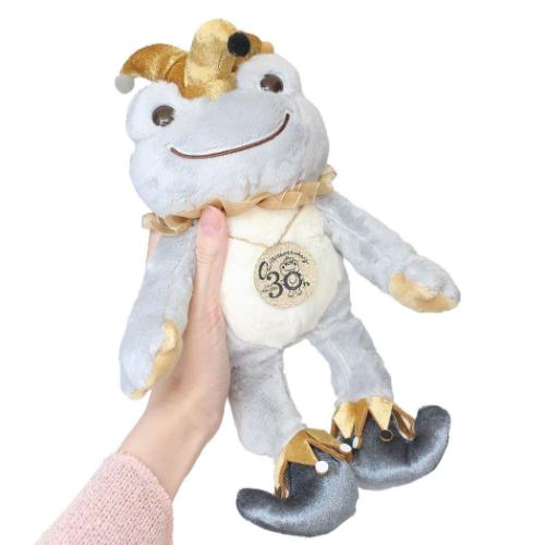 かえるのピクルス ぬいぐるみ ビーンドール 30th ジョーカーグレー キャラクター グッズ