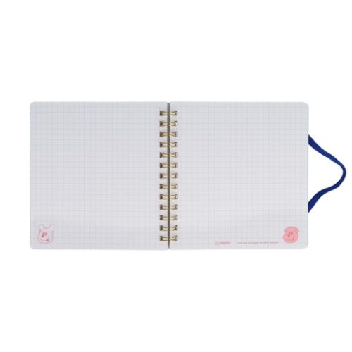 1107 イルイルゴンチル 方眼ノート スクエアリングノート A キャラクター グッズ メール便可