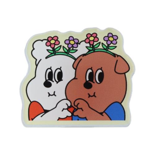 1107 イルイルゴンチル クリップ アクリルクリップ C キャラクター グッズ メール便可