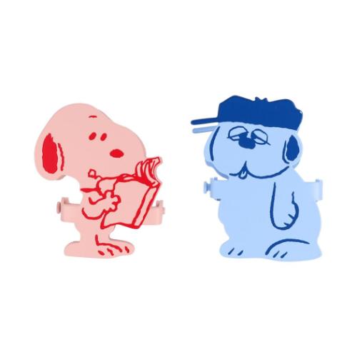 スヌーピー クリップ スチールクリップ NCL スヌーピー&オラフ ピーナッツ キャラクター グッズ メール便可