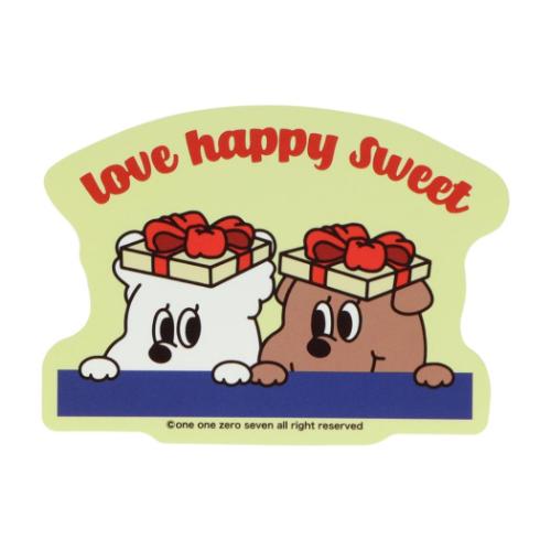 1107 イルイルゴンチル ビッグシール ダイカットステッカー C キャラクター グッズ メール便可