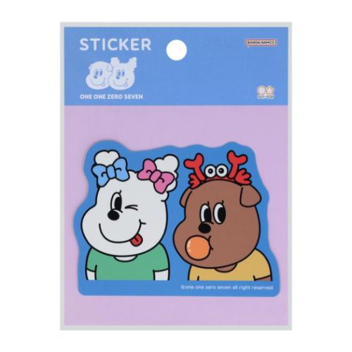 1107 イルイルゴンチル ビッグシール ダイカットステッカー E キャラクター グッズ メール便可